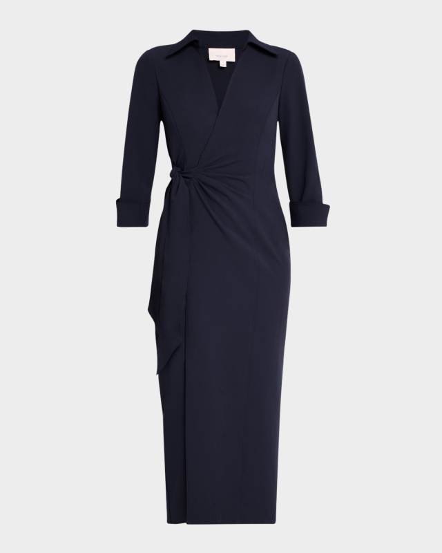 Cayleigh Midi Wrap Dress